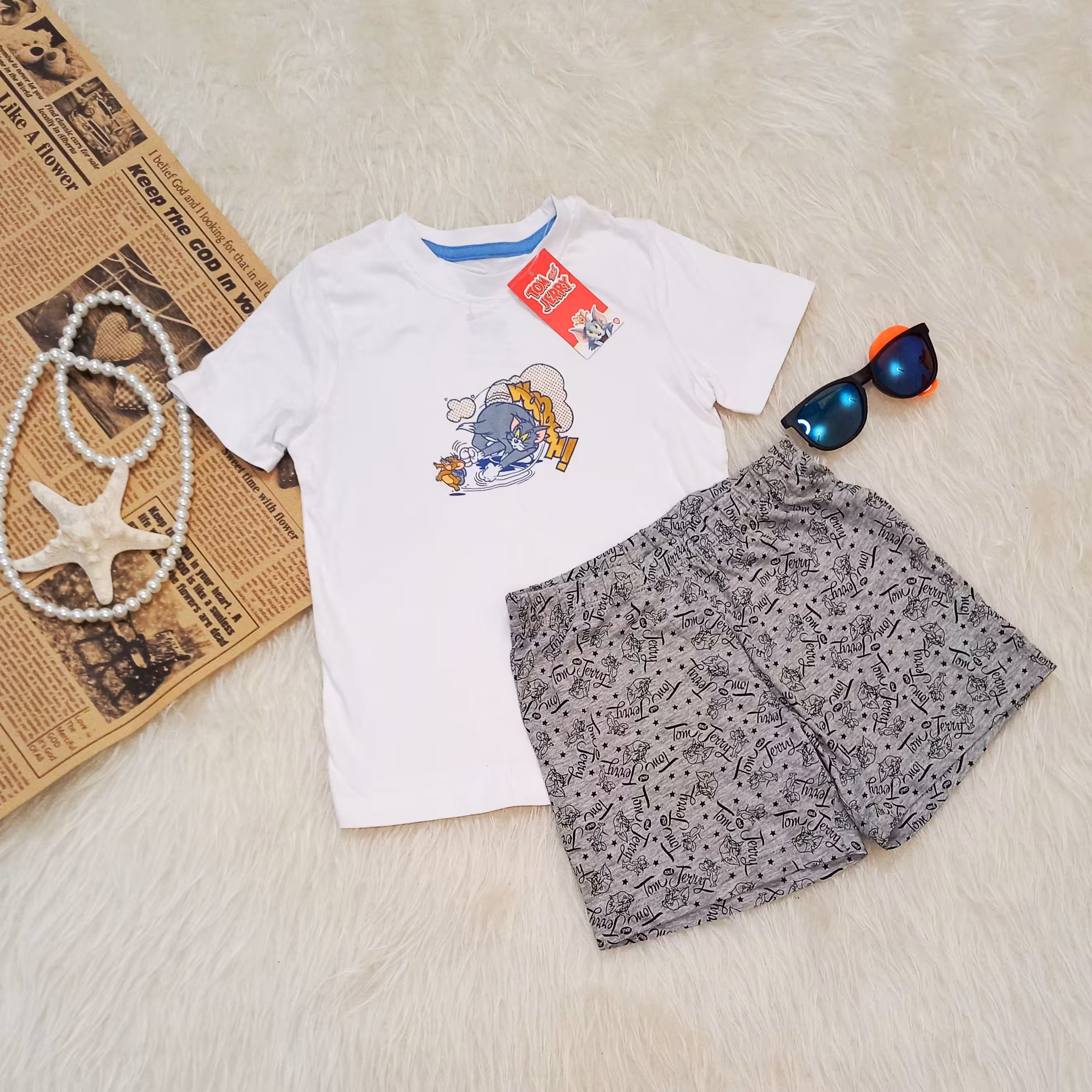 ست تیشرت و شلوارک پسرانه مارک لوپیلو