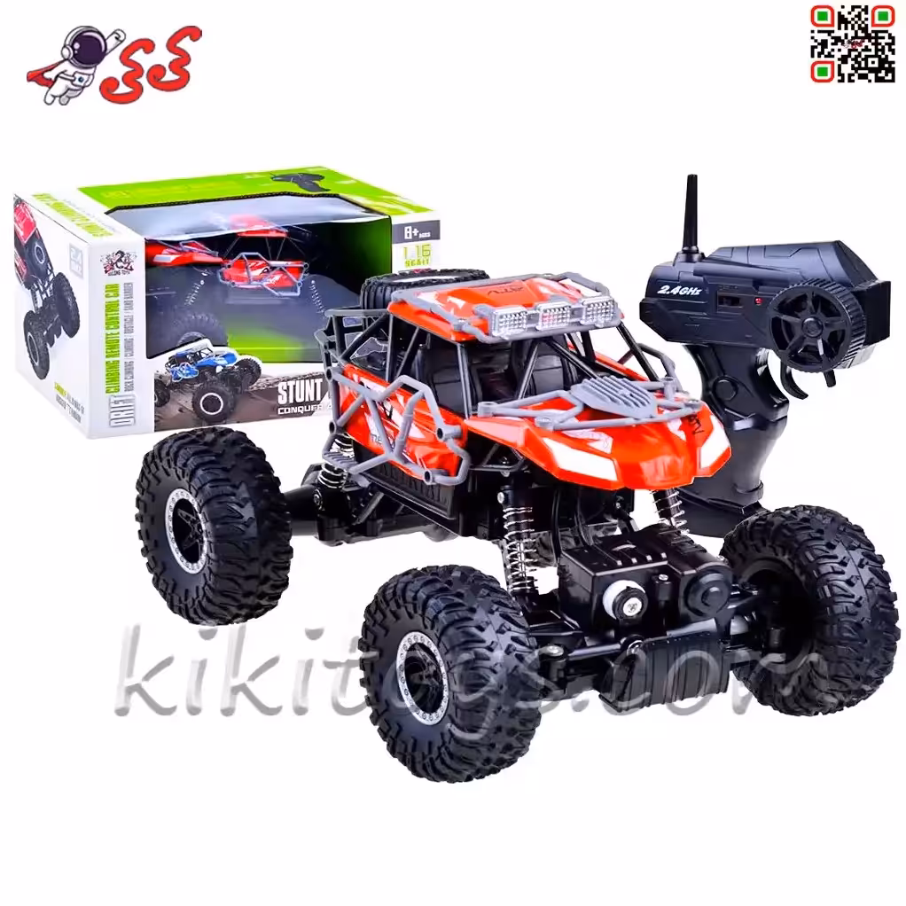 ماشین کنترلی افرودی چهار چرخ  صخره نورد اسباب بازی رنگ آبی CLIMBING CAR SL-197A