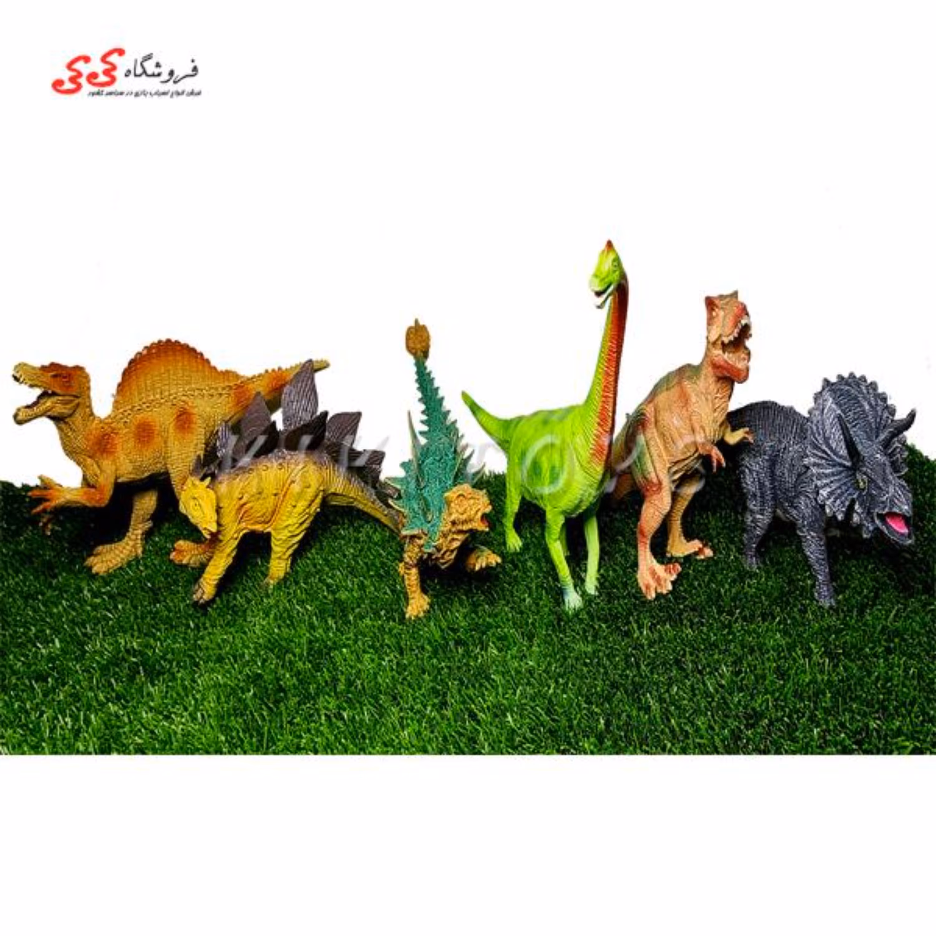 اسباب بازی فیگور دایناسور 6 عددی DINOSAUR PLAYS SET KL8006