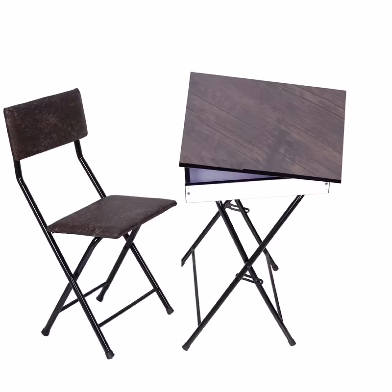 میز و صندلی تاشو تنظیم شو مدل یاس باکس دار