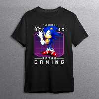 تیشرت مشکی طرح Sonic (سونیک)