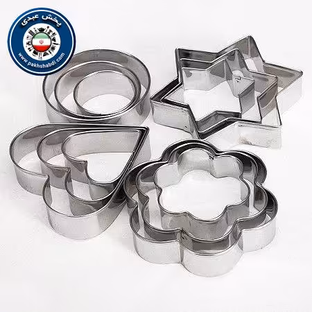 قالب شیرینی طرح دار 12 عددی