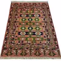 قالیچه ترکمنی دستباف 140/1 متری - کد 2/51