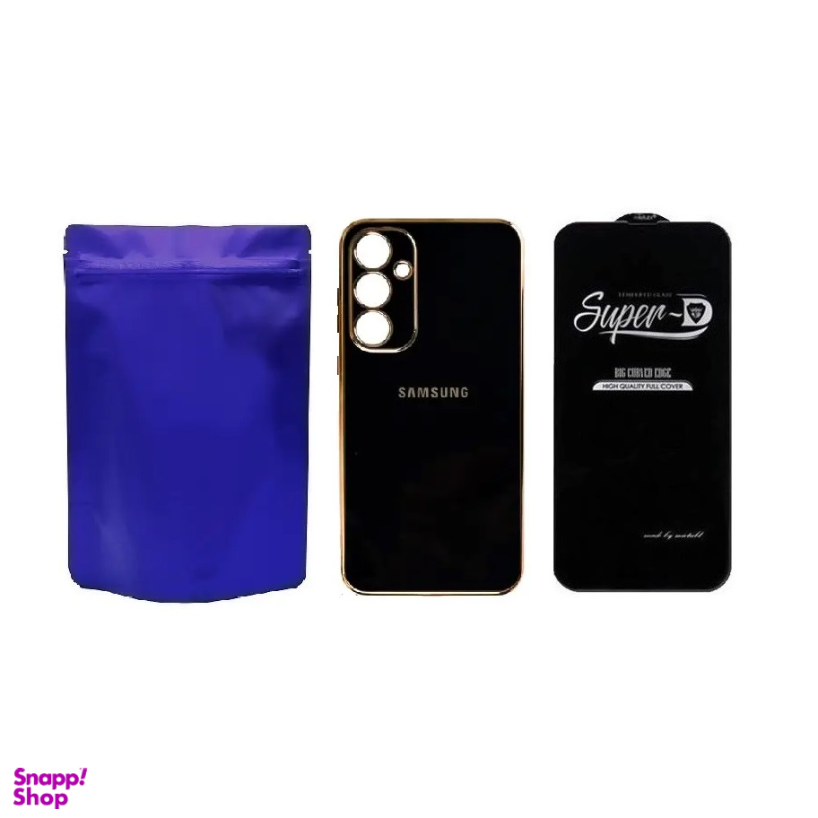 کاور گوشی موبایل مدل M-B MyCase و محافظ صفحه نمایش SuperD مناسب سامسونگ Galaxy A15
