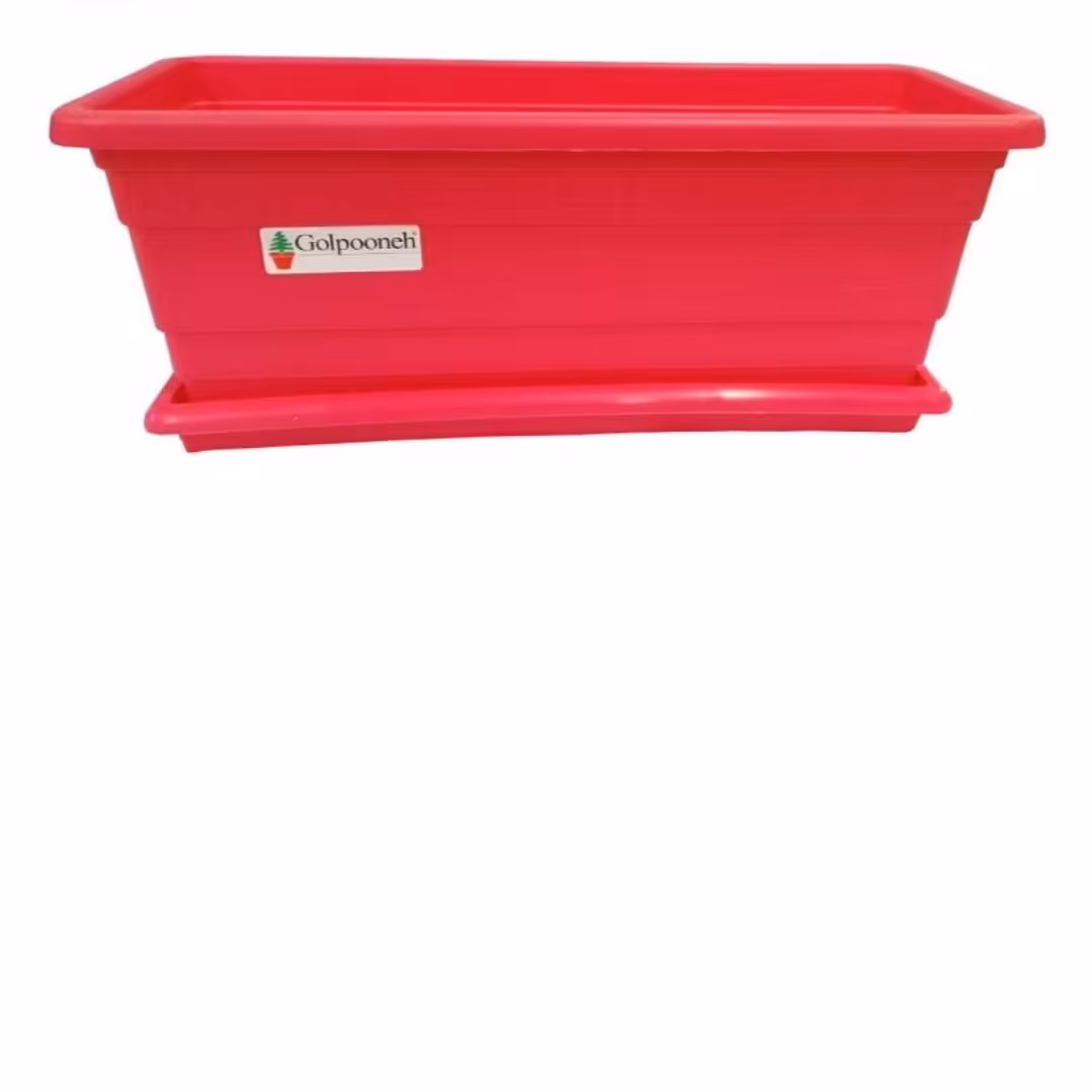 گلدان گلپونه مدل F210  در 6رنگبندی جنس پلاستیک به همراه زیر گلدانی با ارسال رایگان