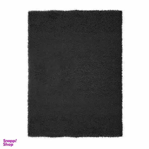 فرش ماشینی مدل شگی کد 10055 زمینه مشکی