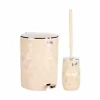 سطل و فرچه دایموند کروم زیبا