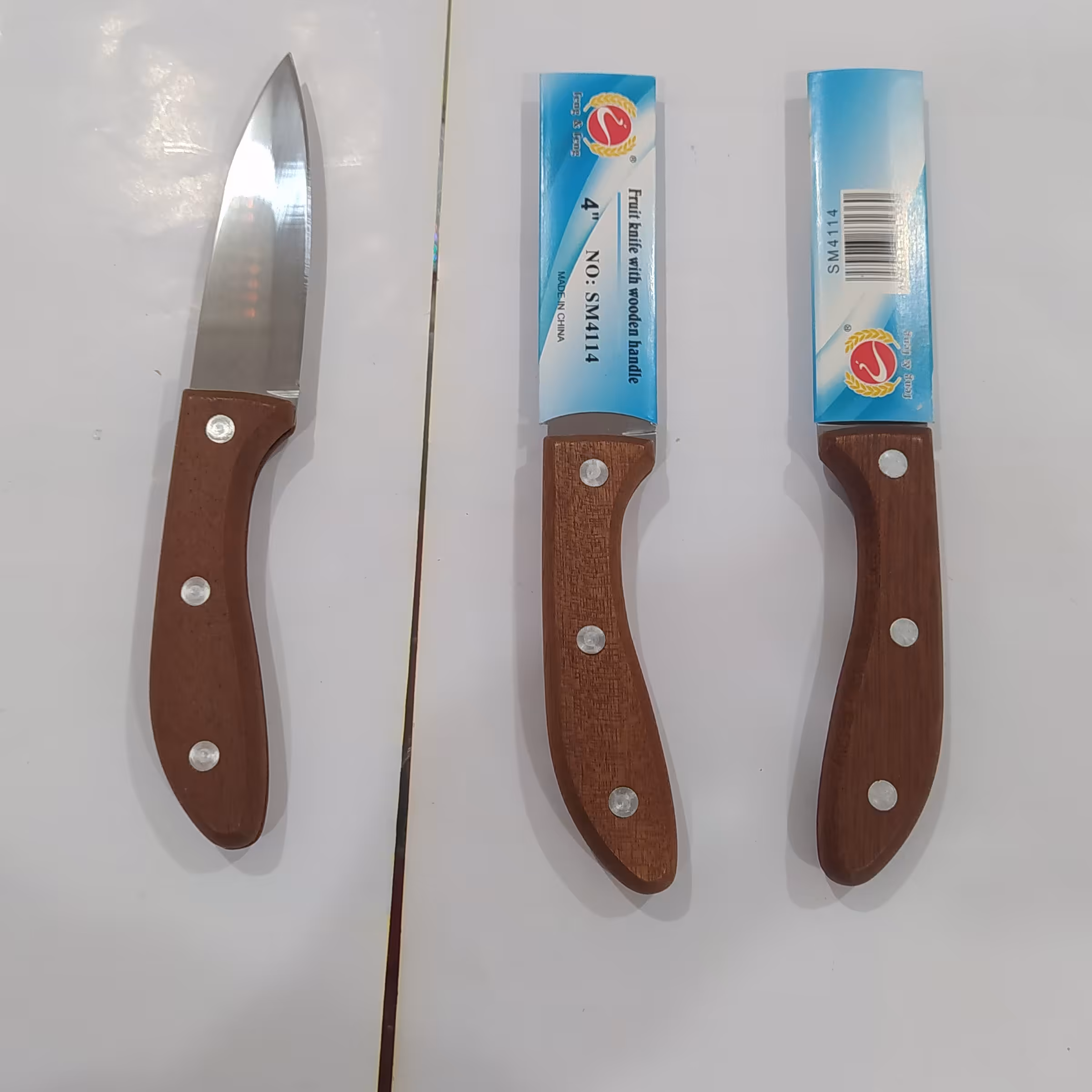 چاقو آشپزخانه دسته چوبی