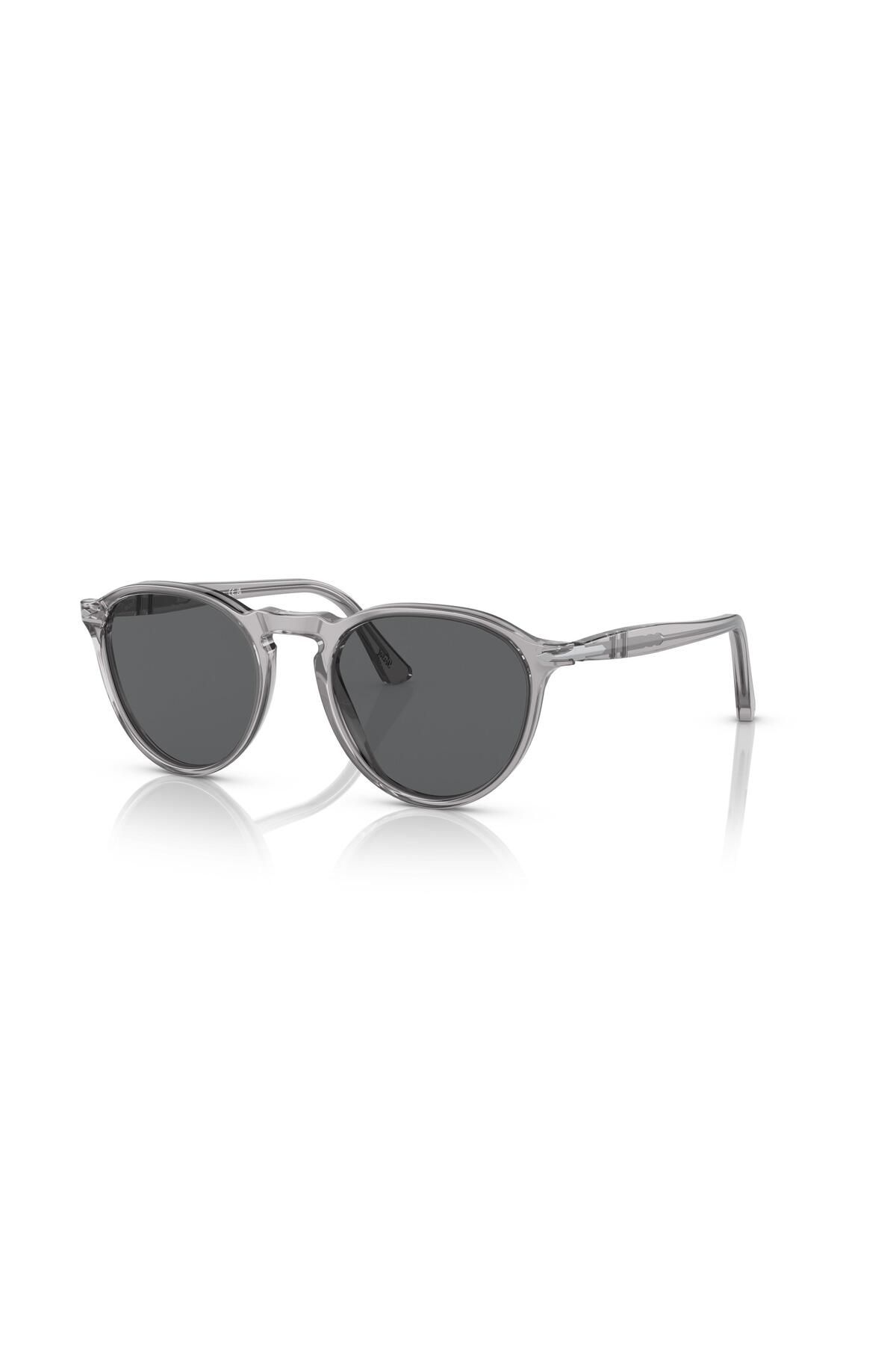 عینک آفتابی خاکستری مردانه و زنانه یونیسکس شفاف PO 3286 S 309 B1 53 19 140 Persol