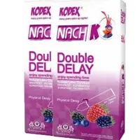 10 بسته کاندوم ناچ کدکس دبل دیلی Double Delay مدل 90 بسته 10 عددی به قیمت عمده