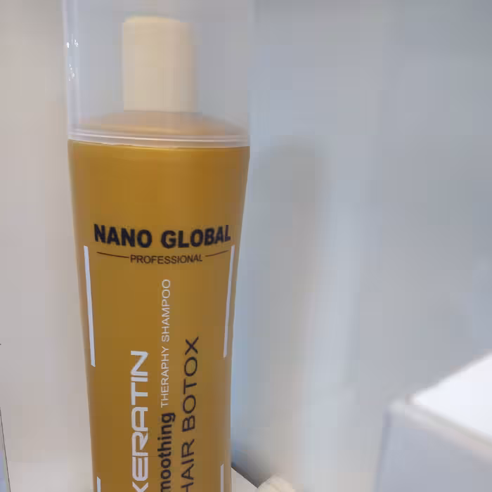 شامپو بعد از کراتین و مخصوص موهای آسیب دیده نانو گلوبال ا لیتری حاوی روغن آرگان 