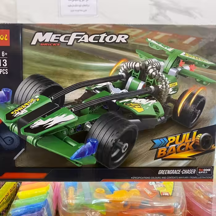 لگو ماشین فراری عقب کش حرکتی