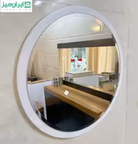 آینه گرد تراش خورده (L) فیروزه