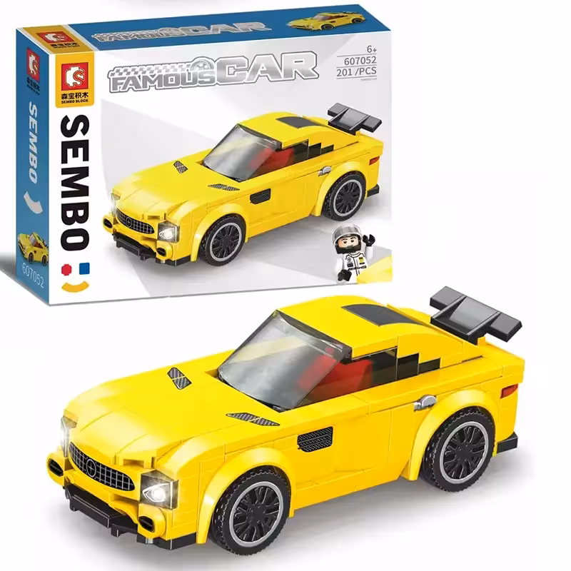 لگو ماشین 201 تکه ریسینگ مدل FAMOUS CAR کد 607052