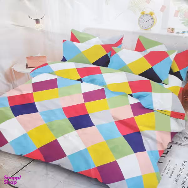 سرویس خواب سندس مدل شاد کد F1097 دو نفره 6 تکه