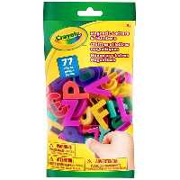 حروف و اعداد انگلیسی 77 تکه مگنتی crayola کد 9942
