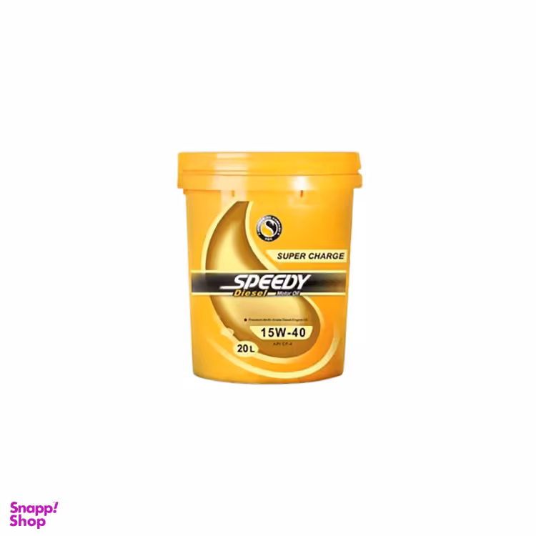 روغن موتور اسپیدی مدل Super Charge 20W50 CF4 حجم 20 لیتر