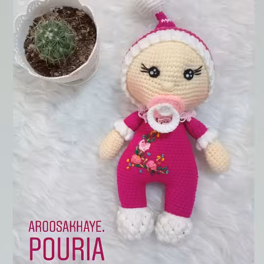 نی نی پستونکی گلدوزی شده