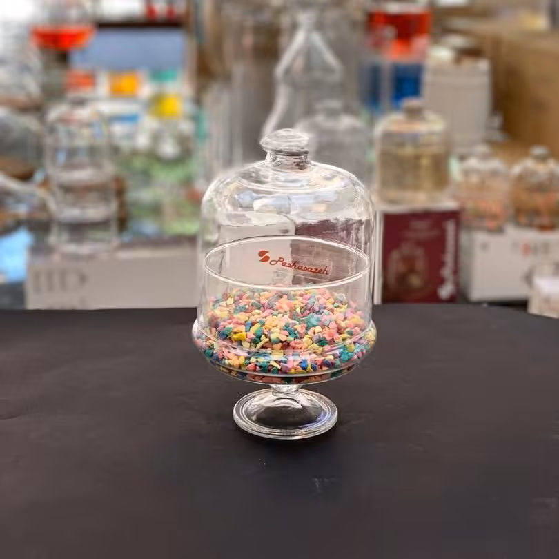 شکلات و عسل خوری پایه دار ( عسل خوری ، مربا خوری ، قندان ، نقل خوری ، ظرف شکلات