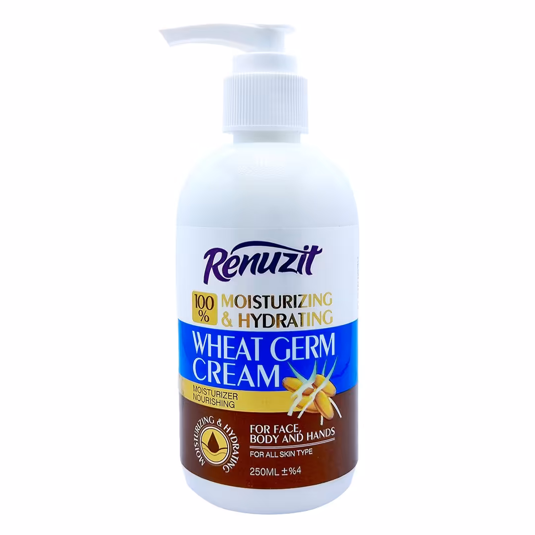 کرم آبرسان و مرطوب کننده رینوزیت حاوی عصاره جوانه گندم حجم 250 میلی لیتر