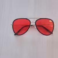 عینک آفتابی خلبانی زنانه و مردانه طرح لاگوست(رنگ قرمز)