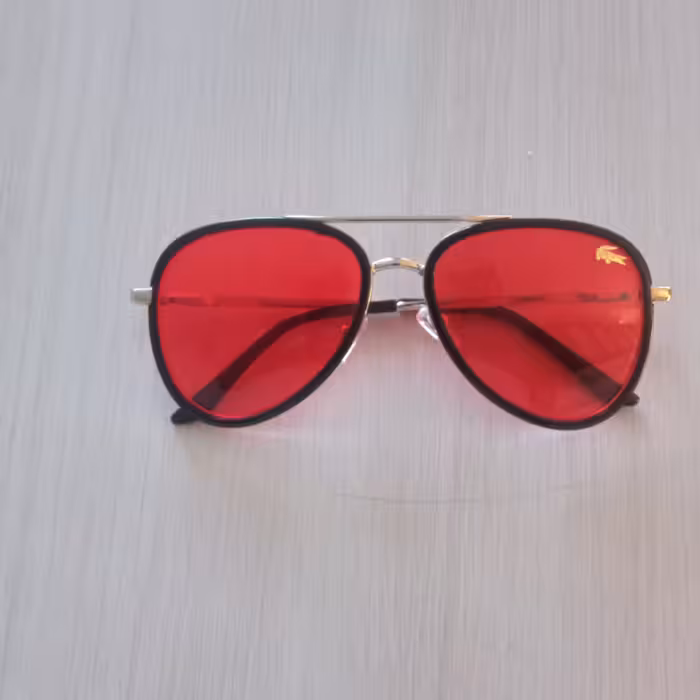عینک آفتابی خلبانی زنانه و مردانه طرح لاگوست(رنگ قرمز)
