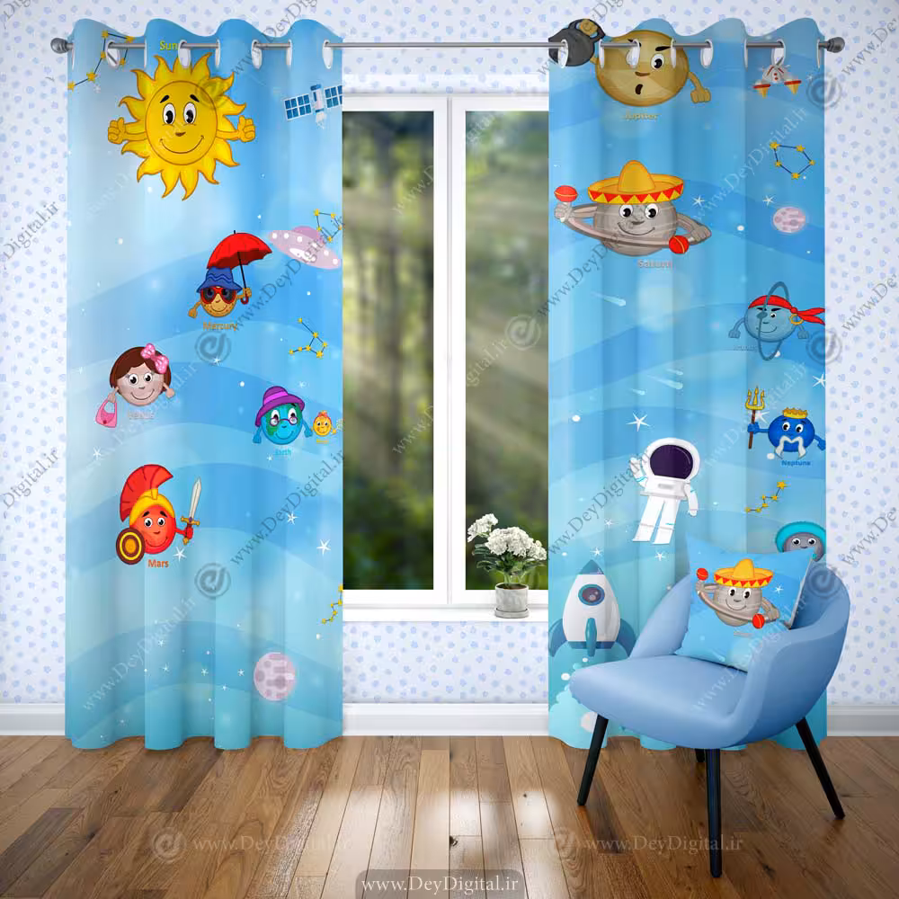 پرده اتاق نوزاد BA-3322