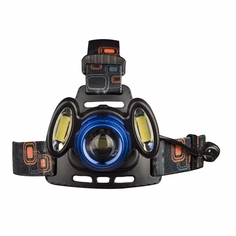 چراغ پیشانی و هدلایت شارژی اسمال سان سه لامپه مدل F672TZ، مناسب کوهنوردی و کشاورزی-چراغ پیشانی-هدلایت-چراغ اضطراری-هدبند