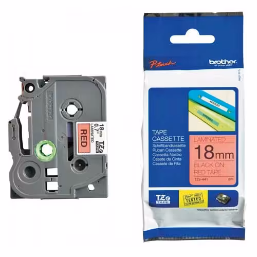 برچسب لیبل پرینتر برادر مدل TZe-441