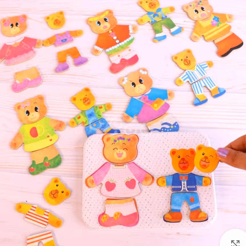 جورچین لباس خرسی مگنتی