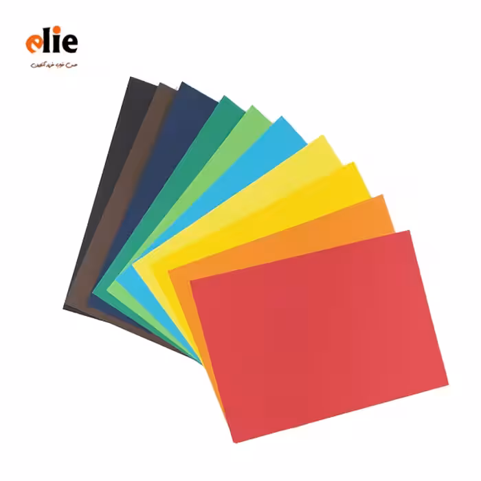 مقوا رنگی کلیپس سایز A4 بسته 10 عددی