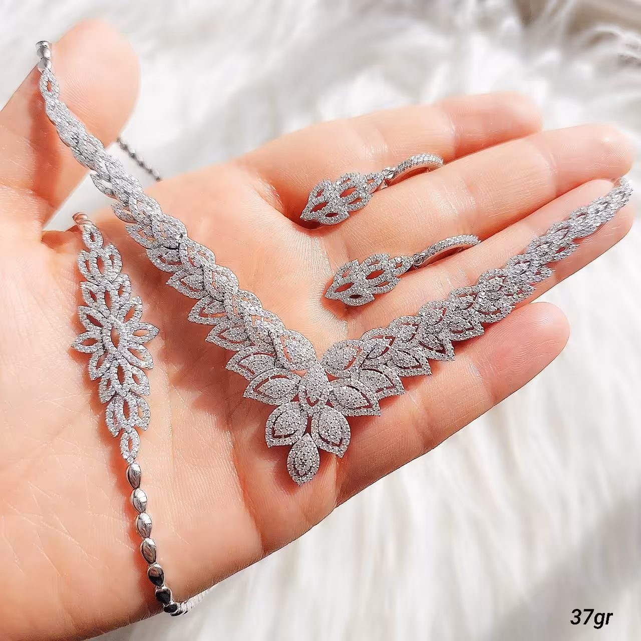 سرویس نقره جواهری کد 37