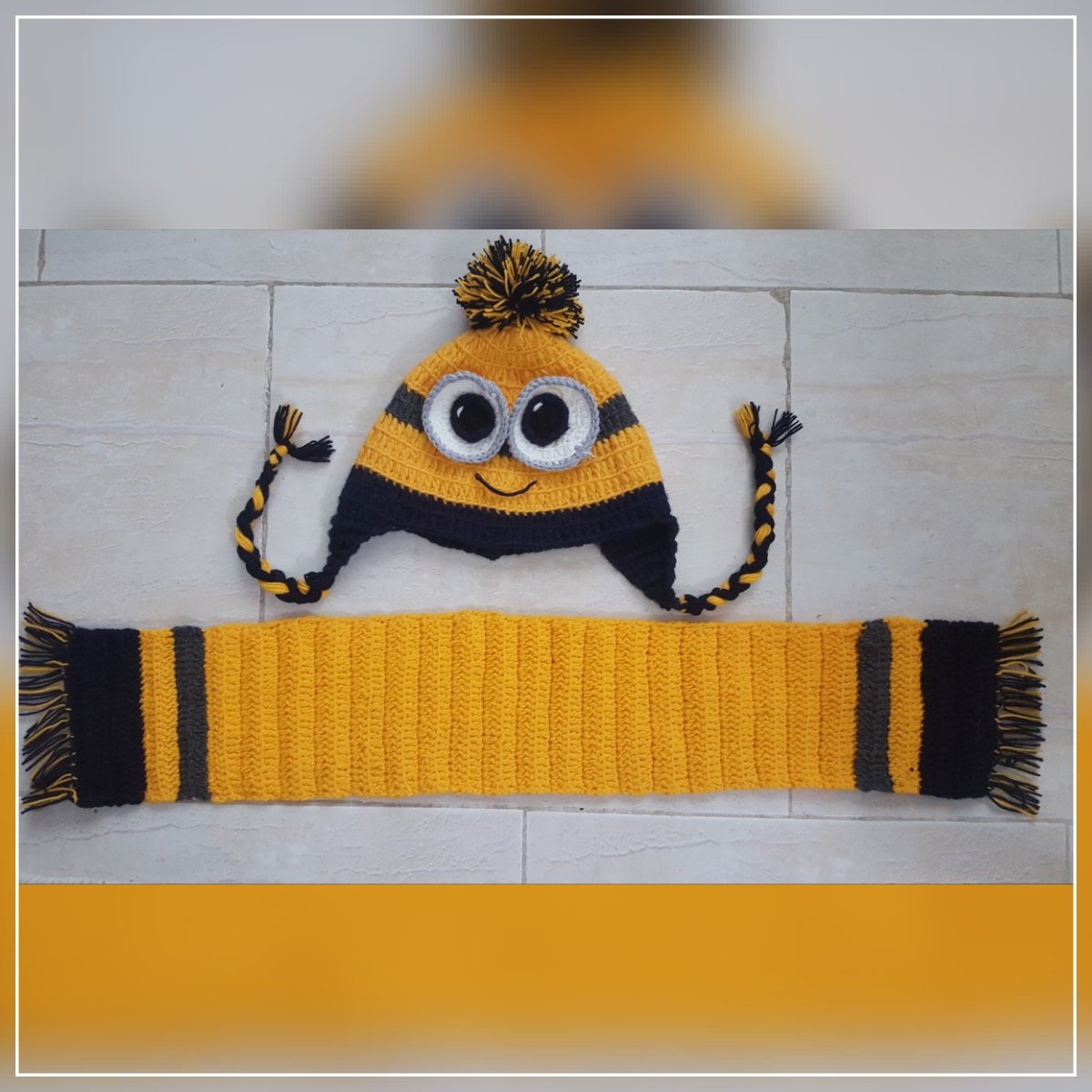 کلاه و شالگردن عروسکی مینیون ها