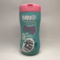 دستمال مرطوب کمر باریک نینو مدل چای سبز حاوی بسته 40 عددی-Nino