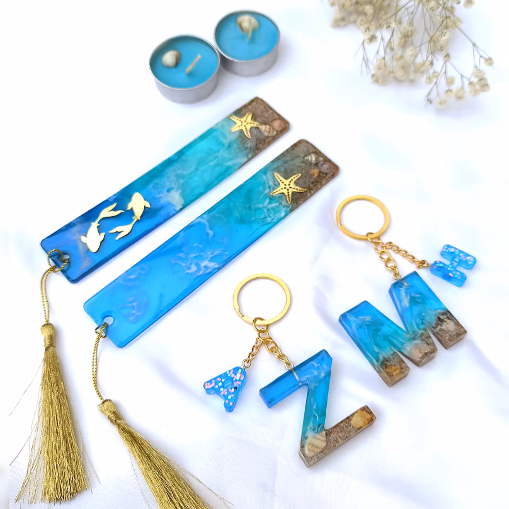 بوکمارک با طرح دریای رزینی 