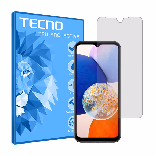 گلس سامسونگ Galaxy A14 مدل شفاف برند تکنو کد S