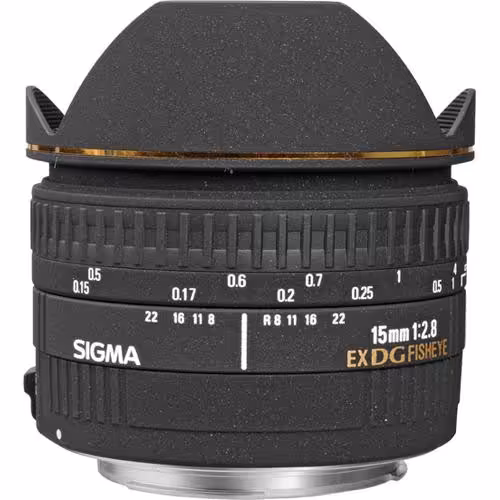 لنز پرایم سیگما Sigma 15mm f/2.8 EX DG Diagonal Fisheye برای نیکون