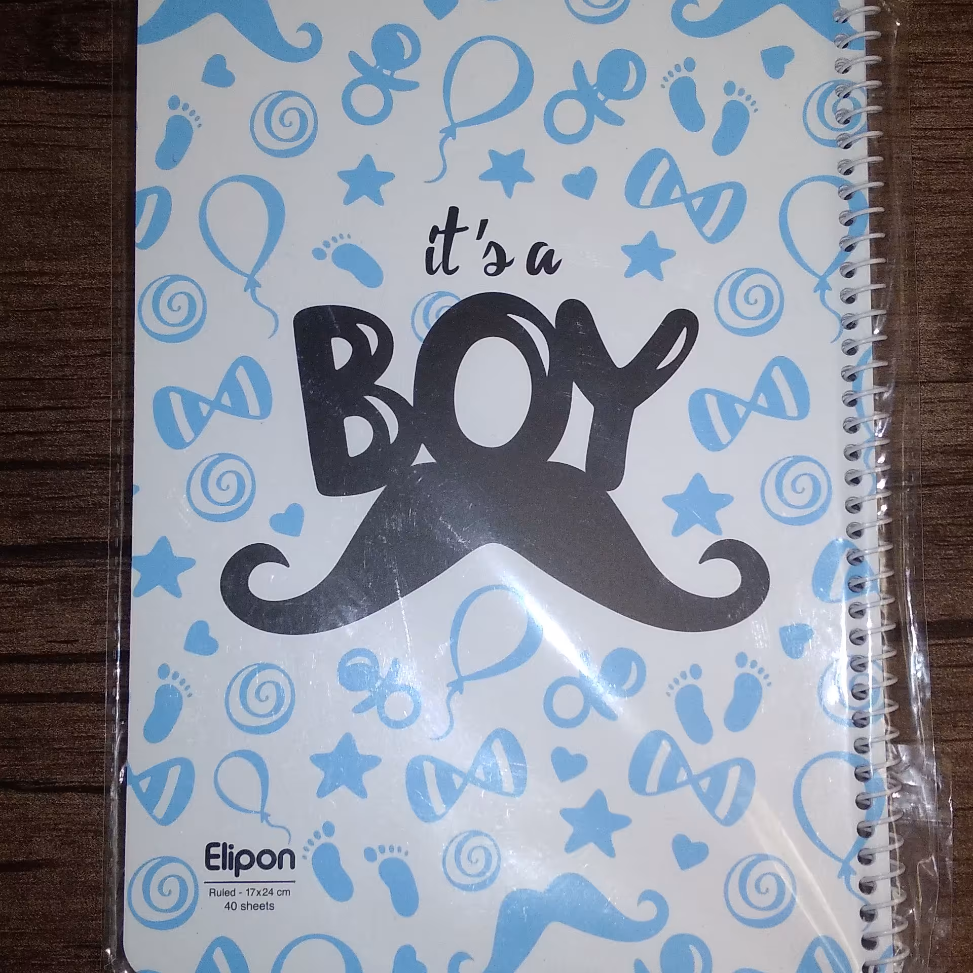 دفتر مشق 40 برگ سیمی الیپون طرح سیبیل جلد مقوایی