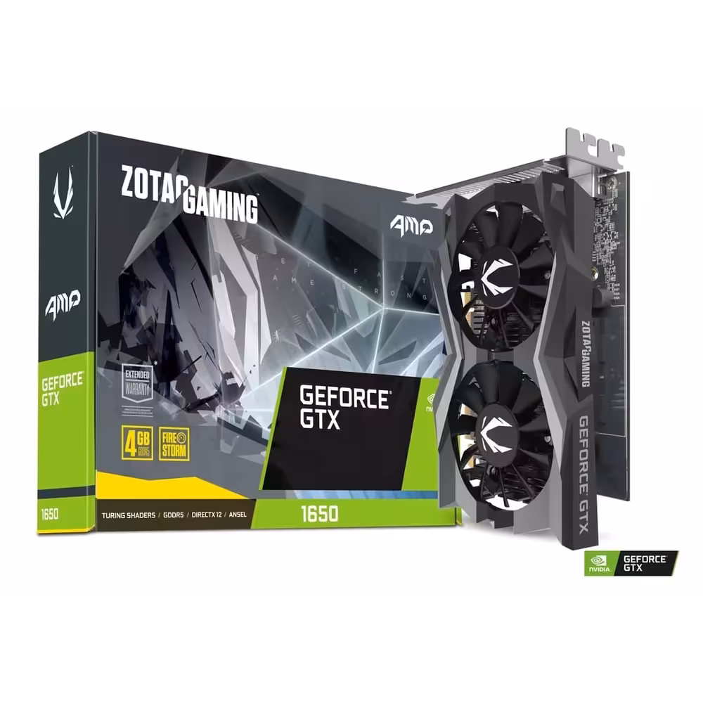 قیمت و خرید کارت گرافیک زوتک ZOTAC GeForce GTX 1650 4G AMP