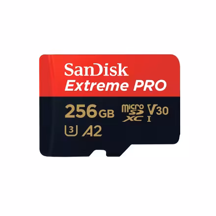کارت حافظه microSDXC سن دیسک مدل Extreme PRO کلاس A2 استاندارد UHS-I U3 سرعت 170MBs ظرفیت 256 گیگابایت
