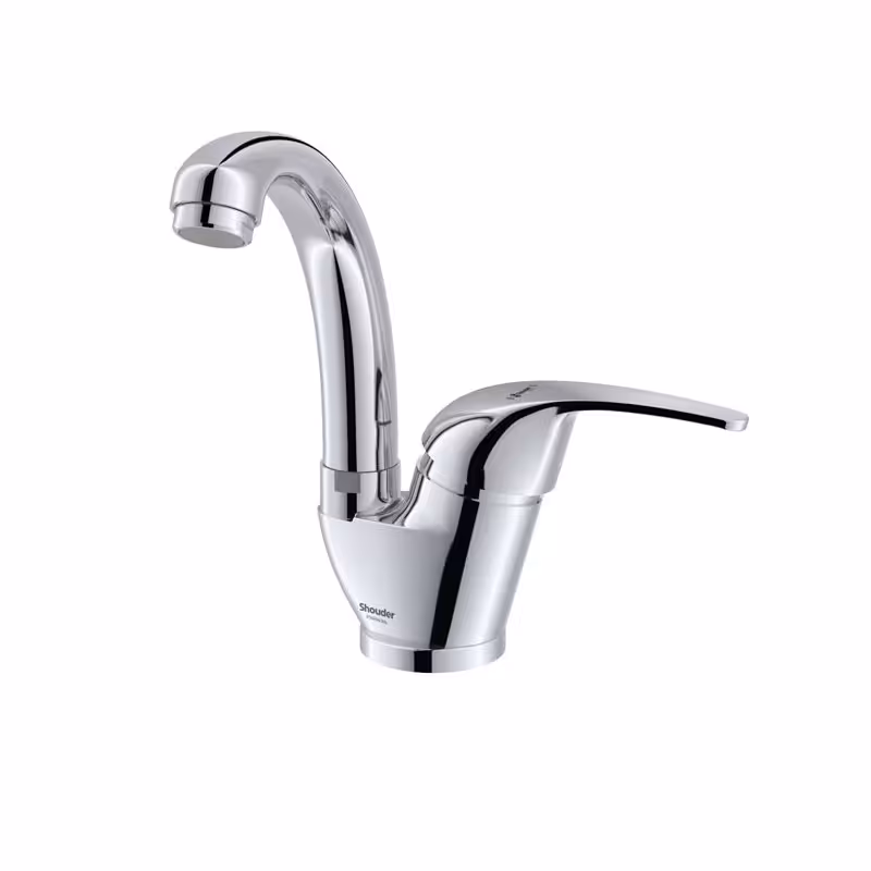 شیر روشویی زدرا شودر مدل اطلس کروم براق