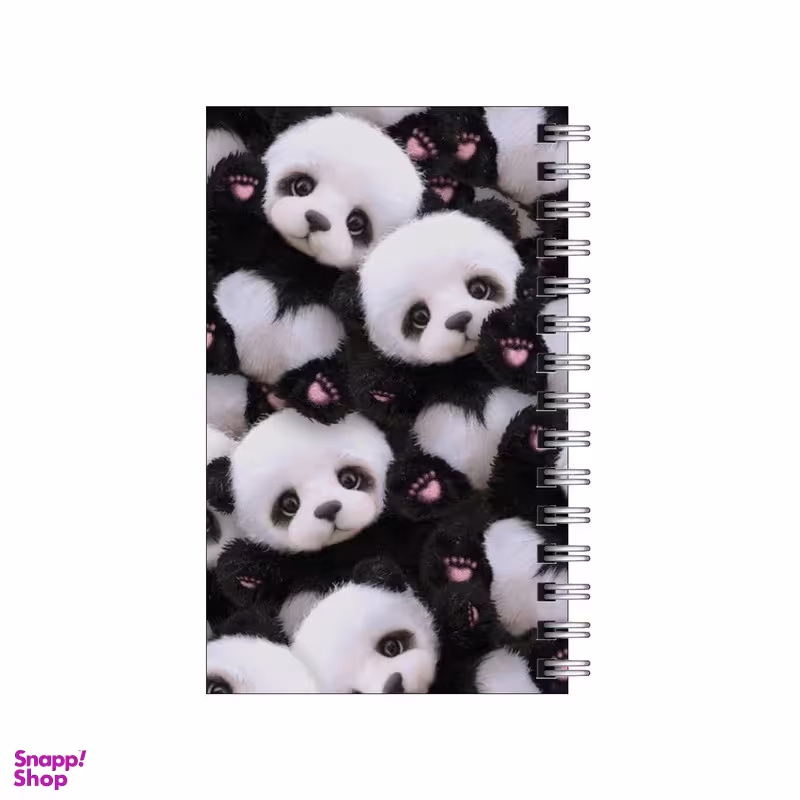 دفترچه یادداشت 60 برگ مدل To Do List طرح پاندا قلبی کد 8358273