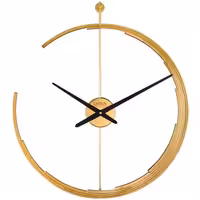 ساعت دیواری فلزی مدل KARL کد M-18026 رنگ GOLD و SILVER