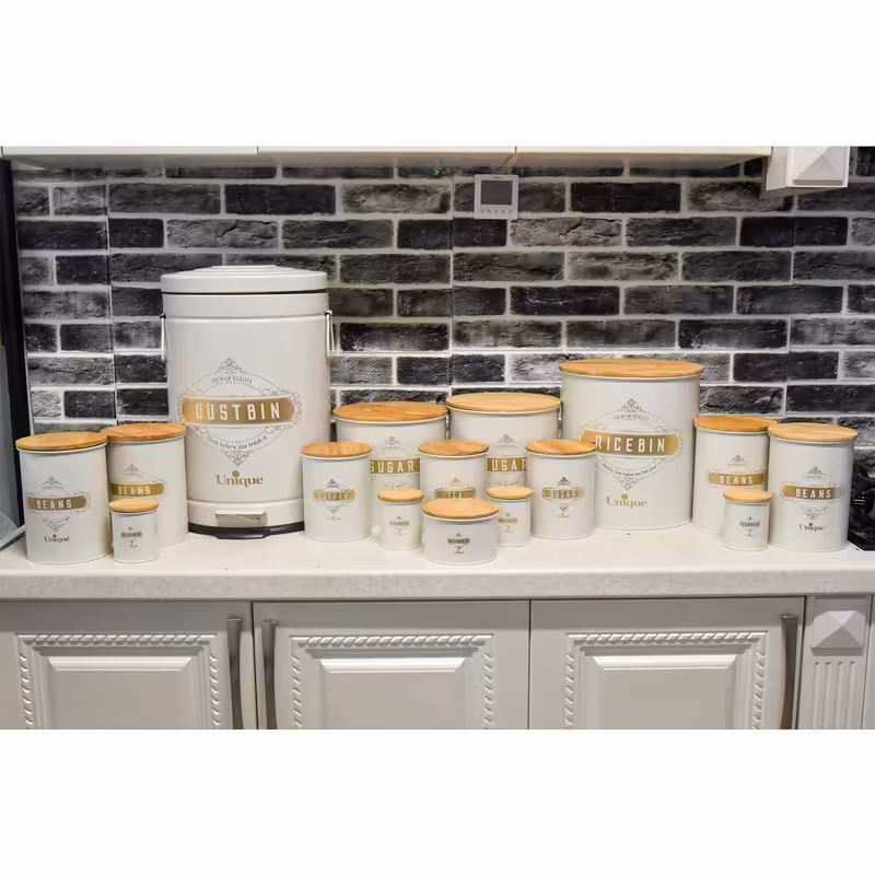 سرویس آشپزخانه 16 پارچه الیزابت کرم (یونیک ) 9089