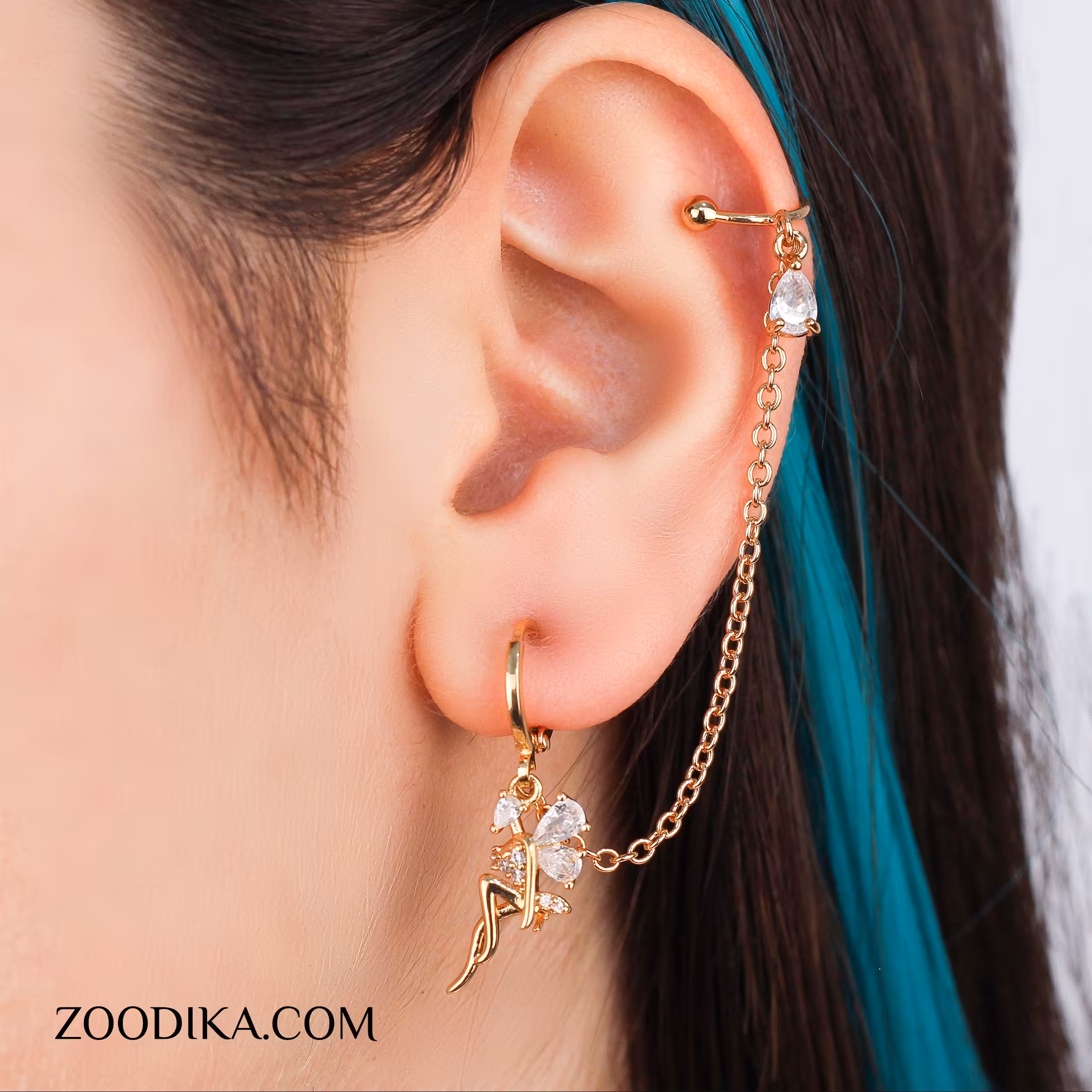 گوشواره کاف وای اس ایکس مدل فرشته کد AAC-139