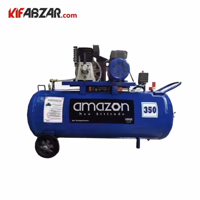 کمپرسور باد 350 لیتری خوابیده آمازون مدل AC-350