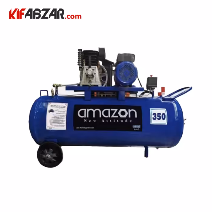 کمپرسور باد 350 لیتری خوابیده آمازون مدل AC-350