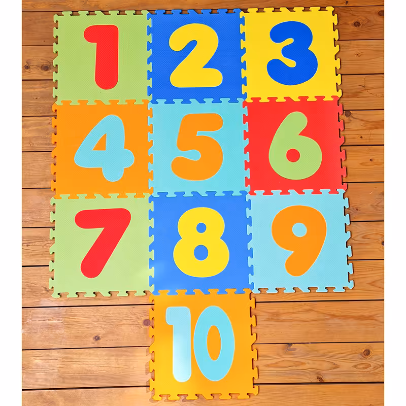 پازل فومی 10 عددی 33*33 اعداد انگلیسی کد 5583953