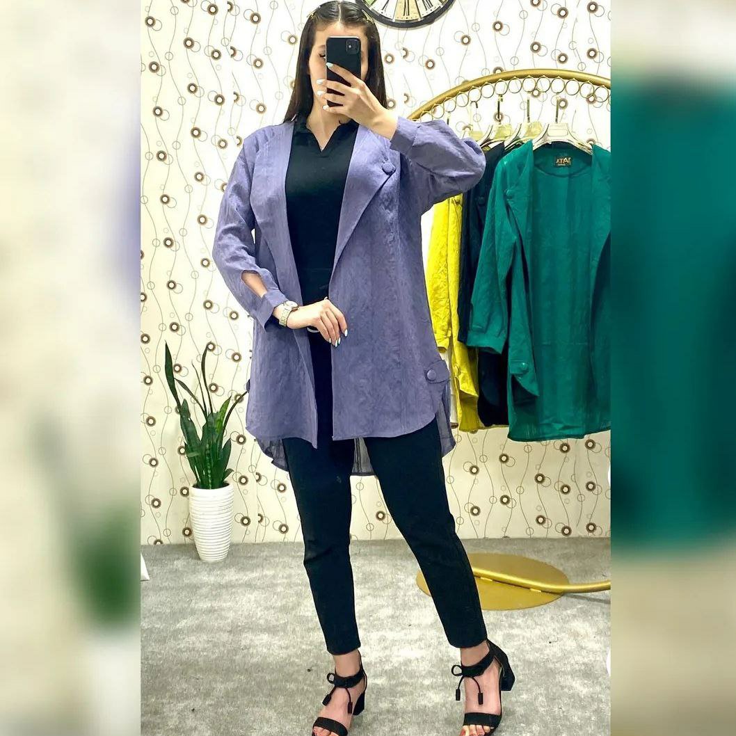 مانتو کتی پارچه کتیبه زنانه