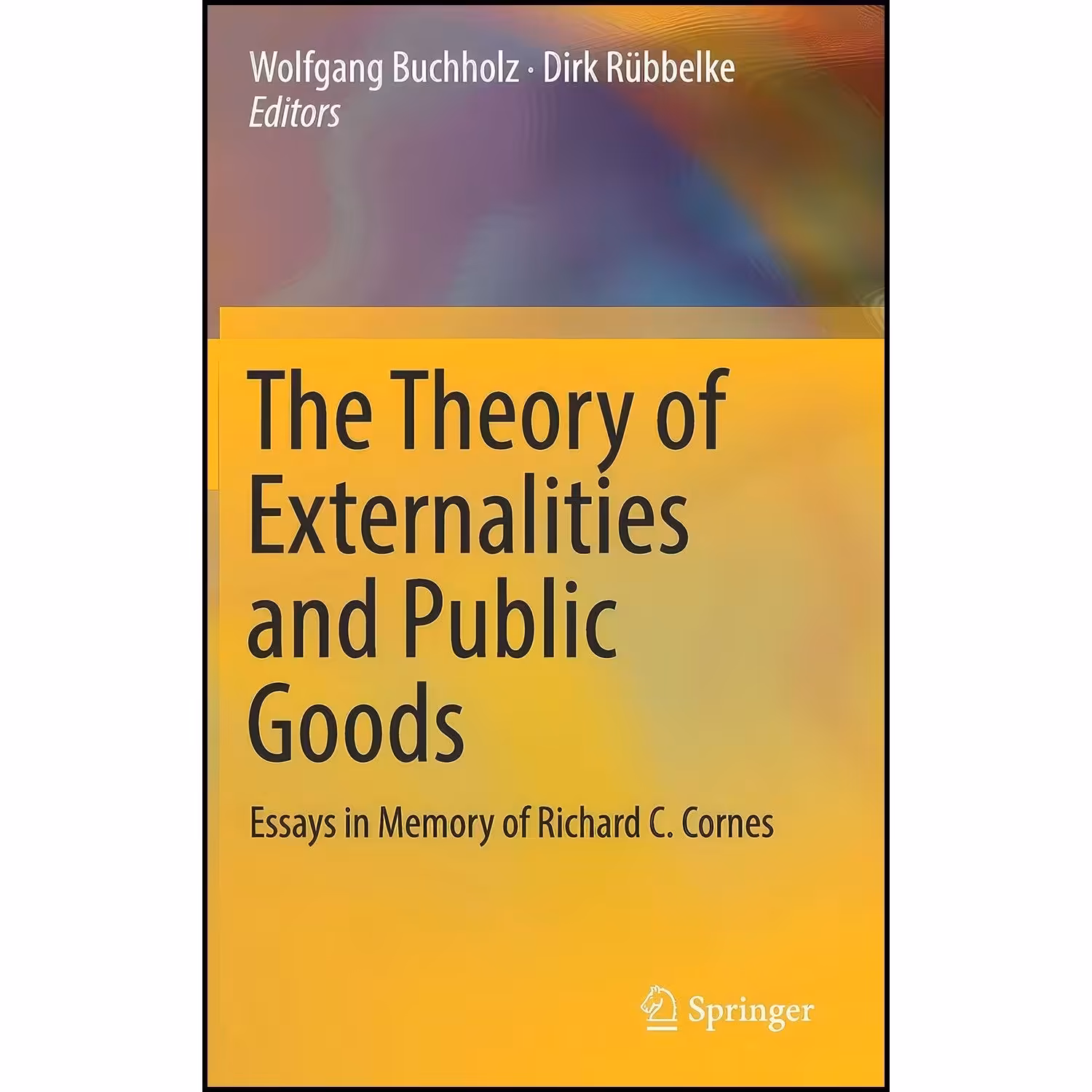 کتاب زبان اصلی The Theory of Externalities and Public Goods